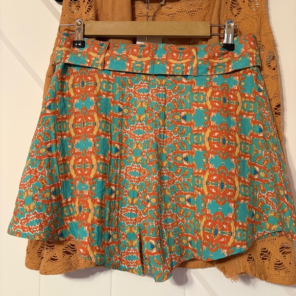 Moon River Boho Printed Matching Set Shorts Cardigan NWT - Picture 5 of 9